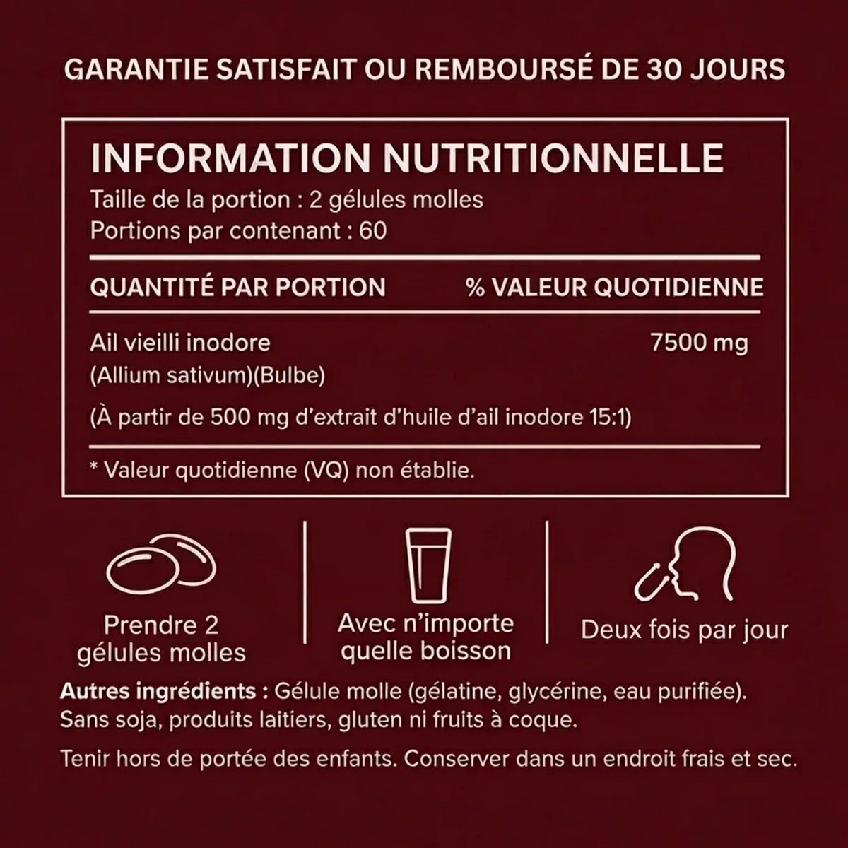 Extrait Naturel d'Ail Vieilli — Pour un bien-être global