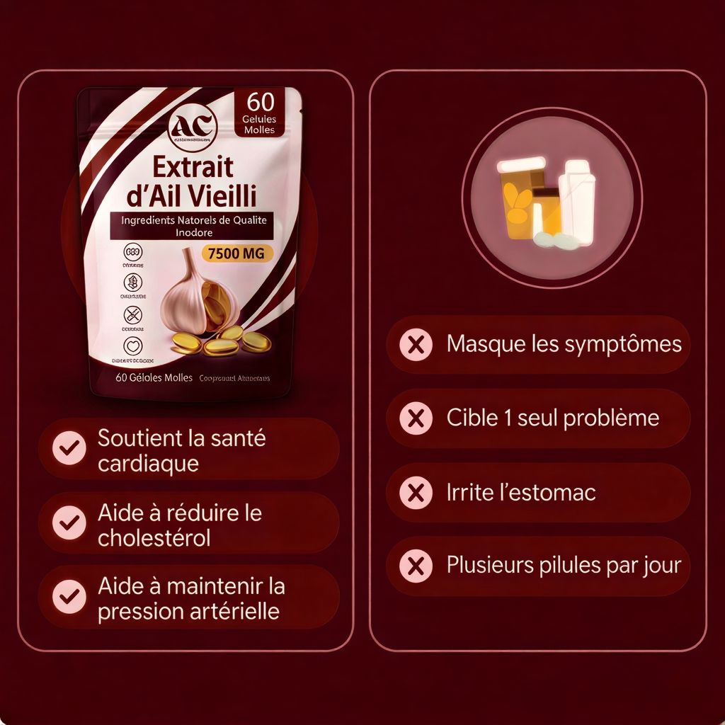 Extrait Naturel d'Ail Vieilli — Pour un bien-être global
