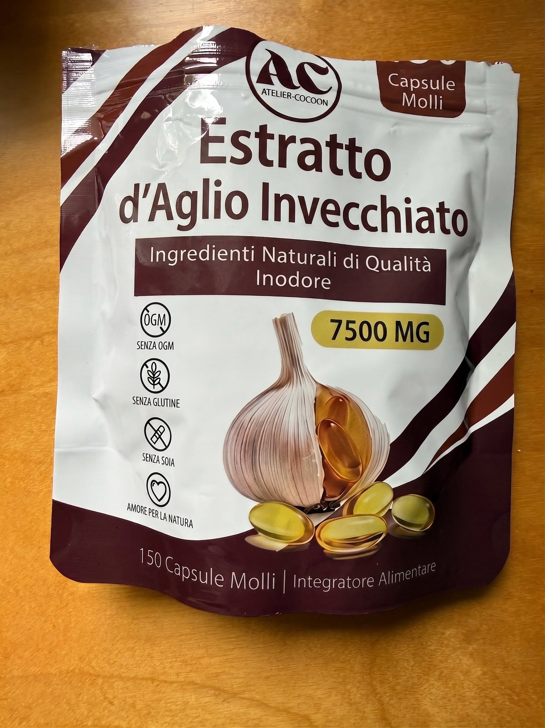 Estratto d'Aglio Invecchiato inodore, ingredienti naturali di qualità Immagine