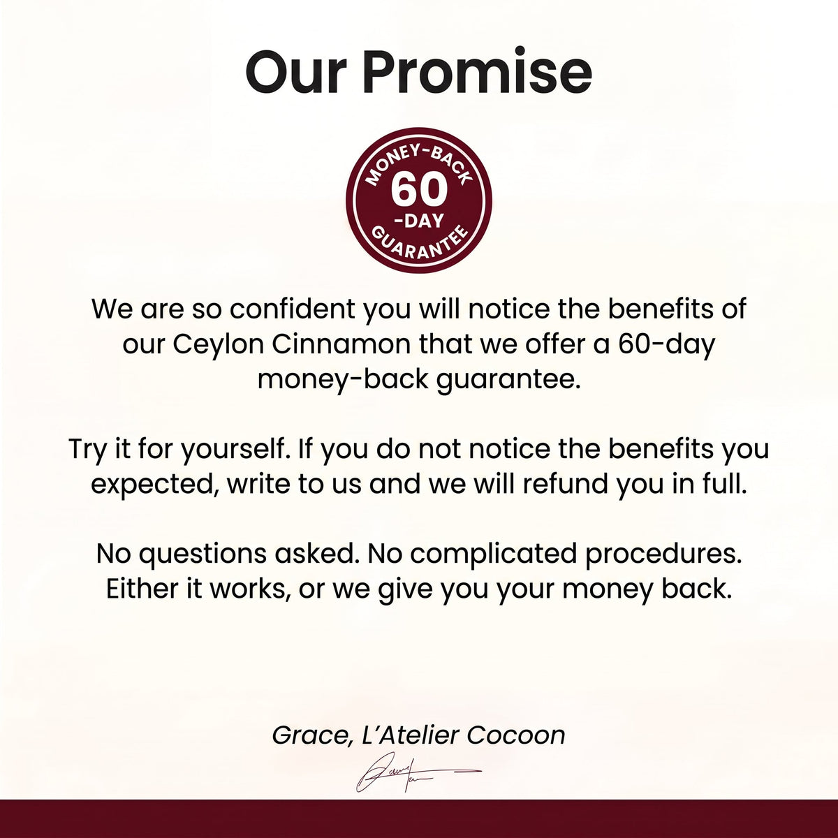 Our promise: 60-day money-back guarantee