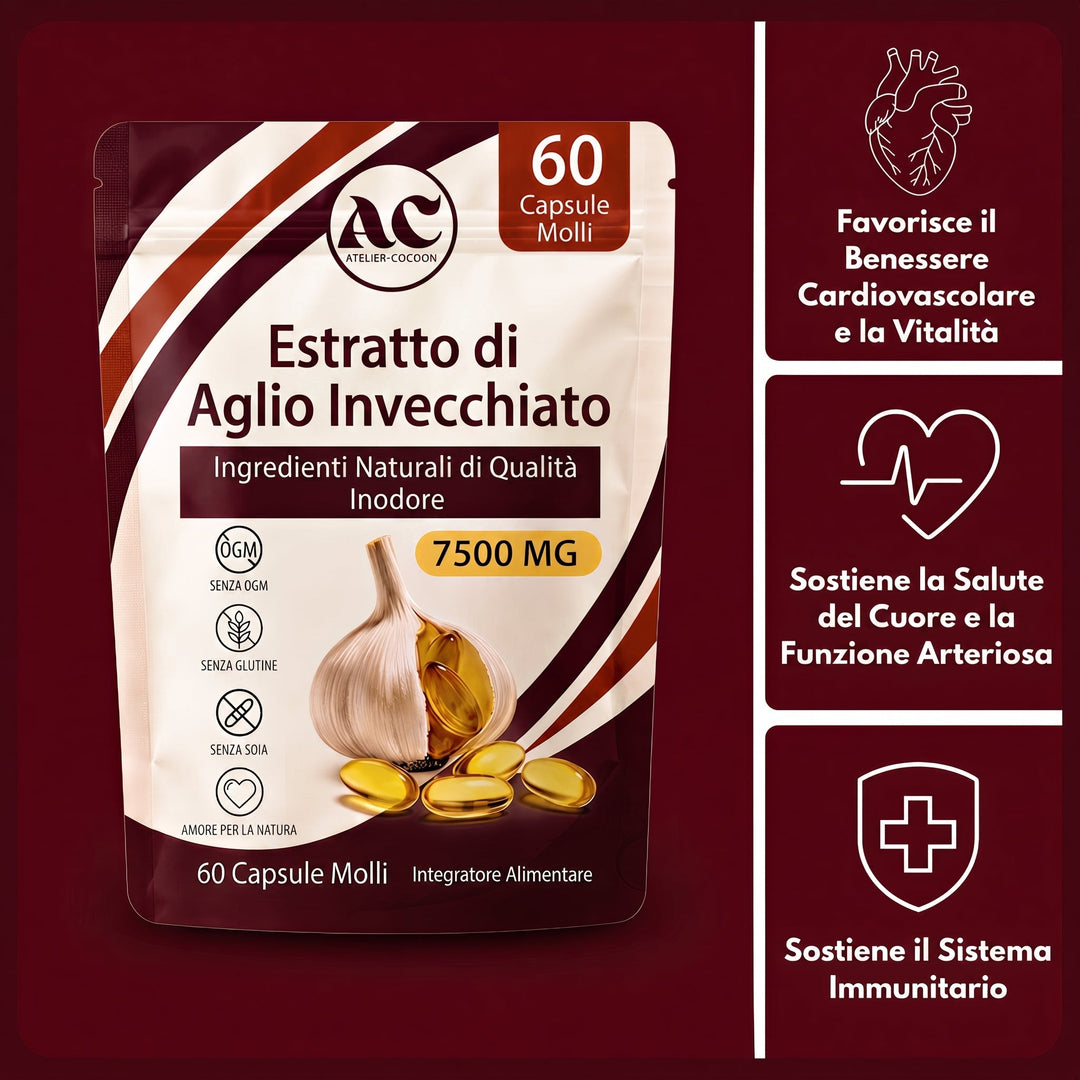 Estratto di Aglio Invecchiato Naturale: per un Benessere Completo