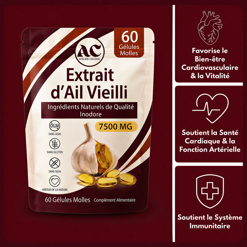 Extrait Naturel d'Ail Vieilli — Pour un bien-être global