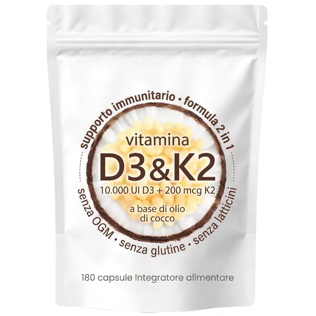 Vitamina D3 & K2 confezione 180 capsule