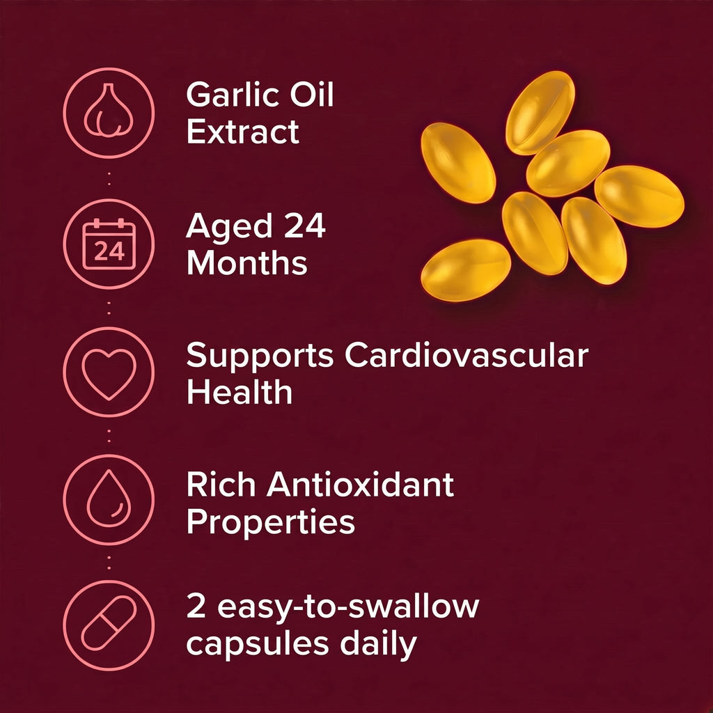 24-month aged garlic oil extract