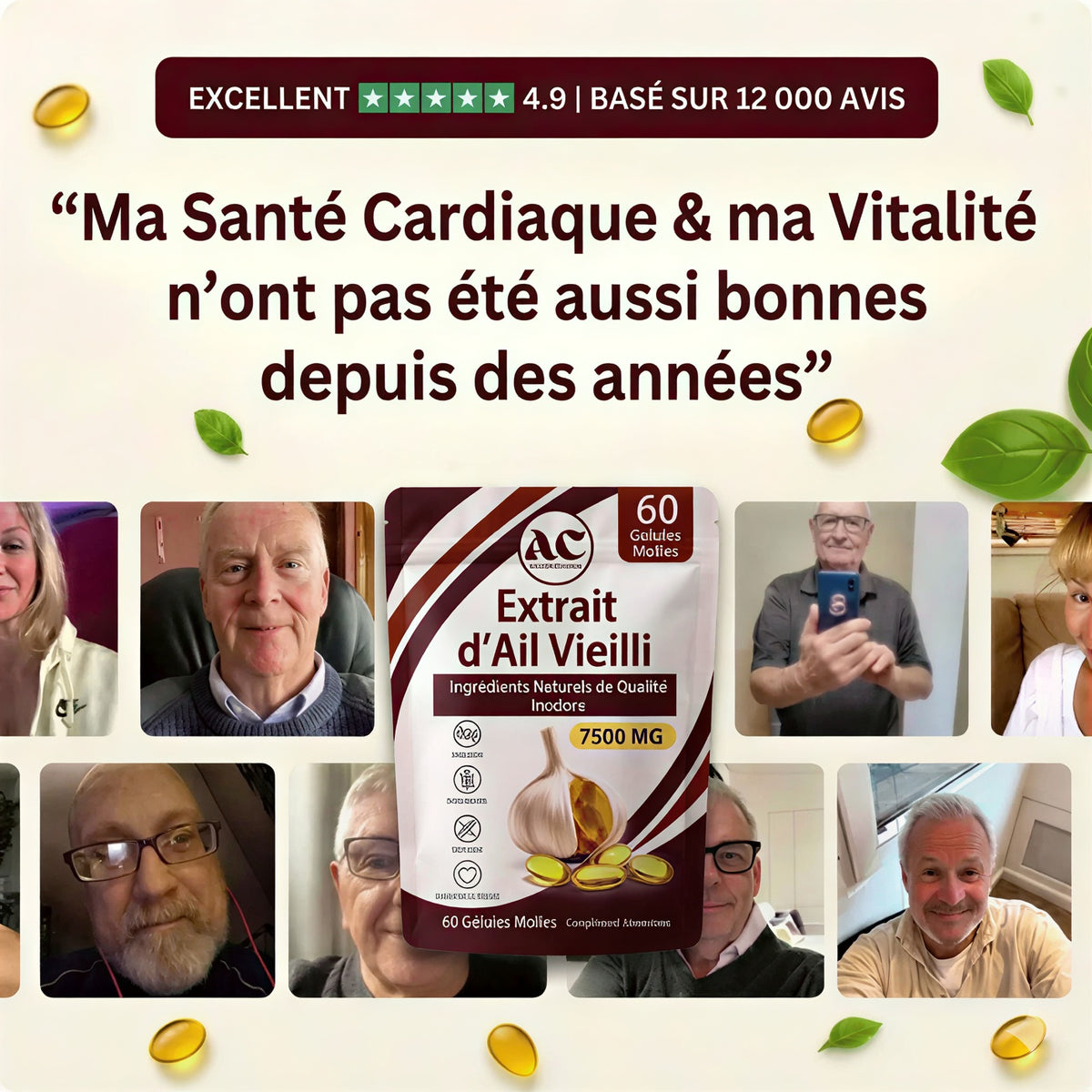 Extrait Naturel d'Ail Vieilli — Pour un bien-être global