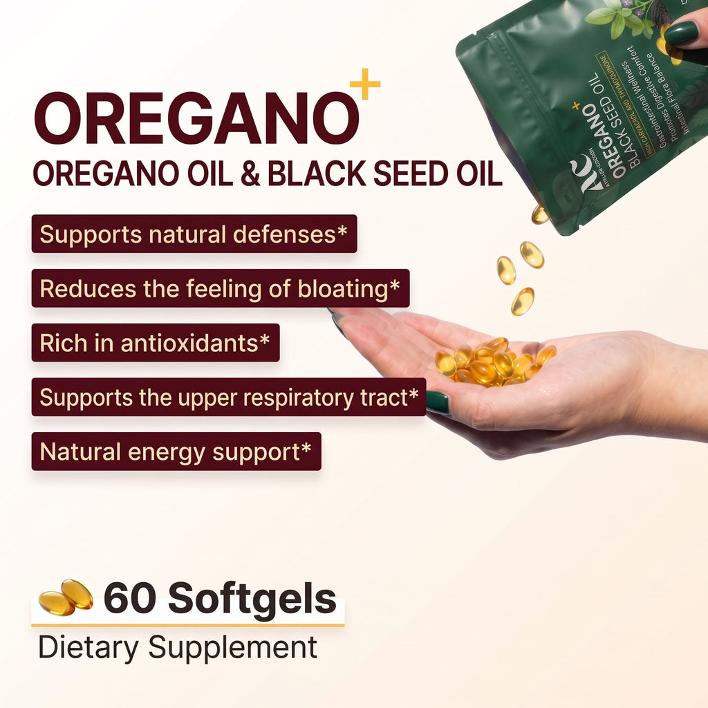 The golden softgels of Oregano+: daily defences