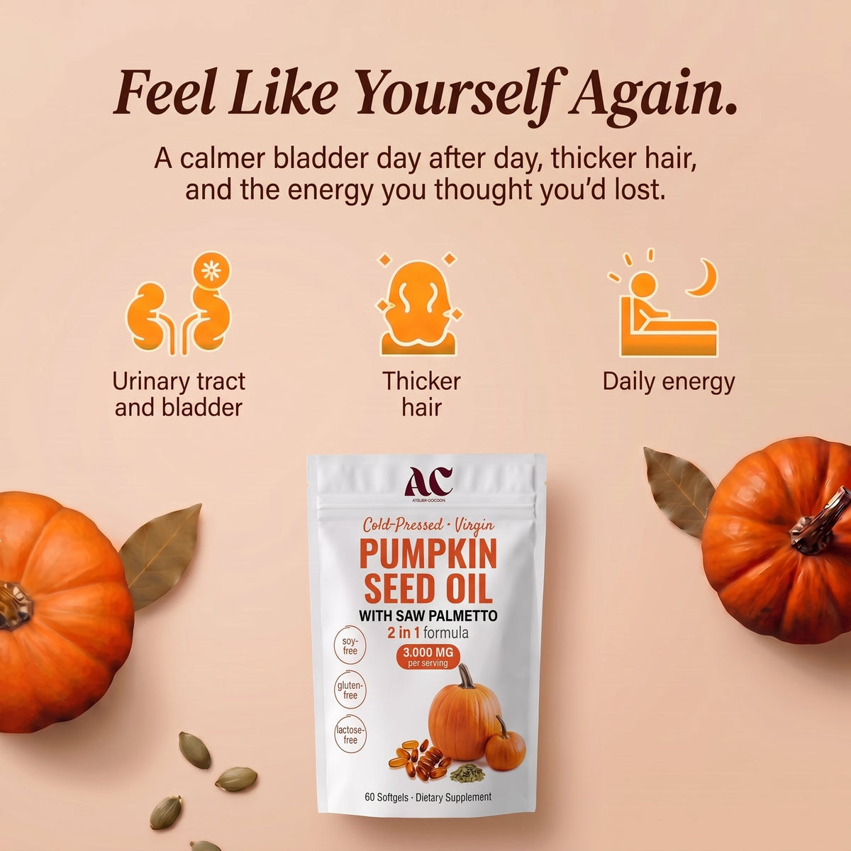 Feel like yourself again: a calmer bladder